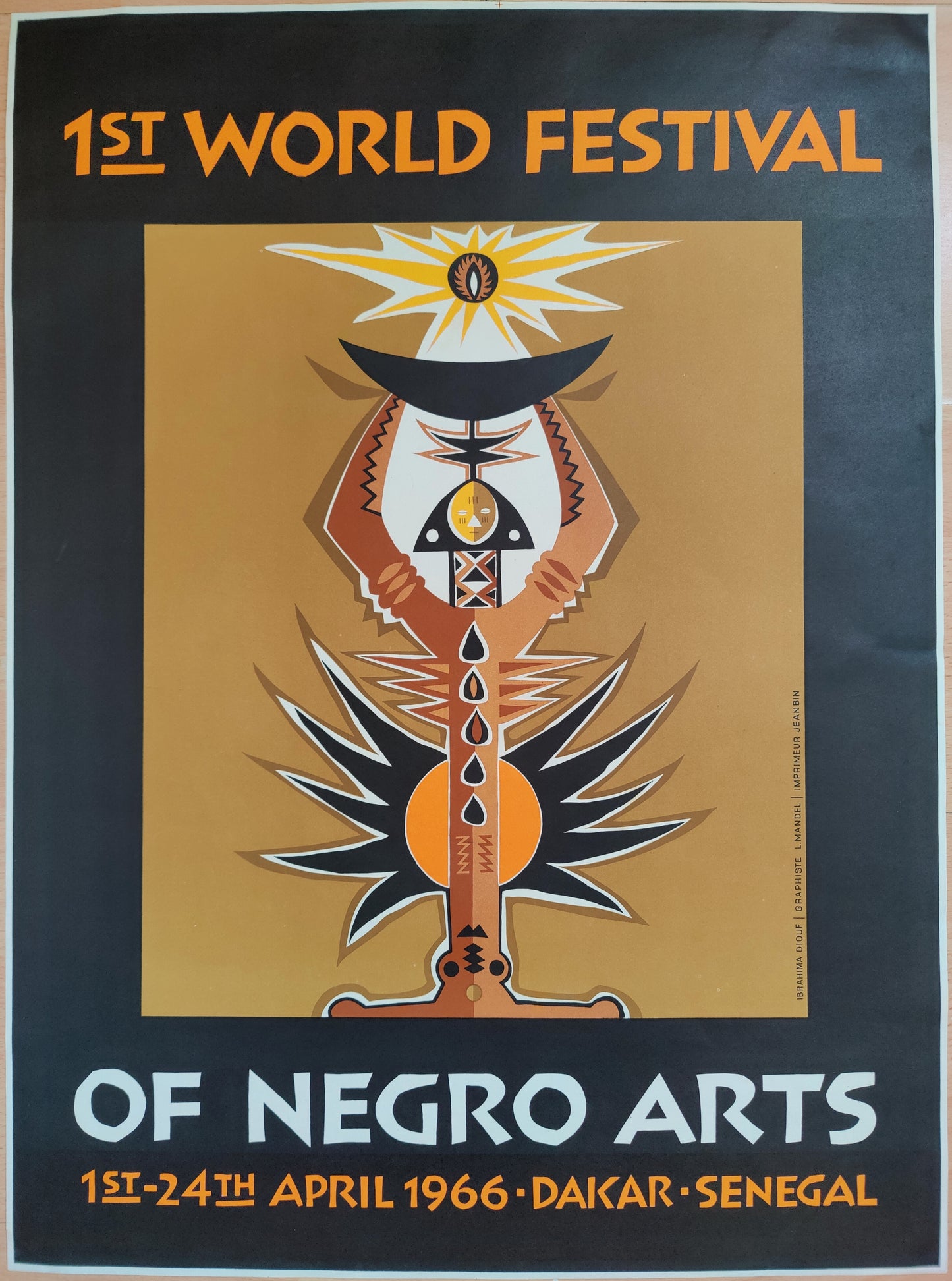 1st World Festival of Negro Arts (FESTAC) Dakar, Senegal, 1966 by Ibou Diouf