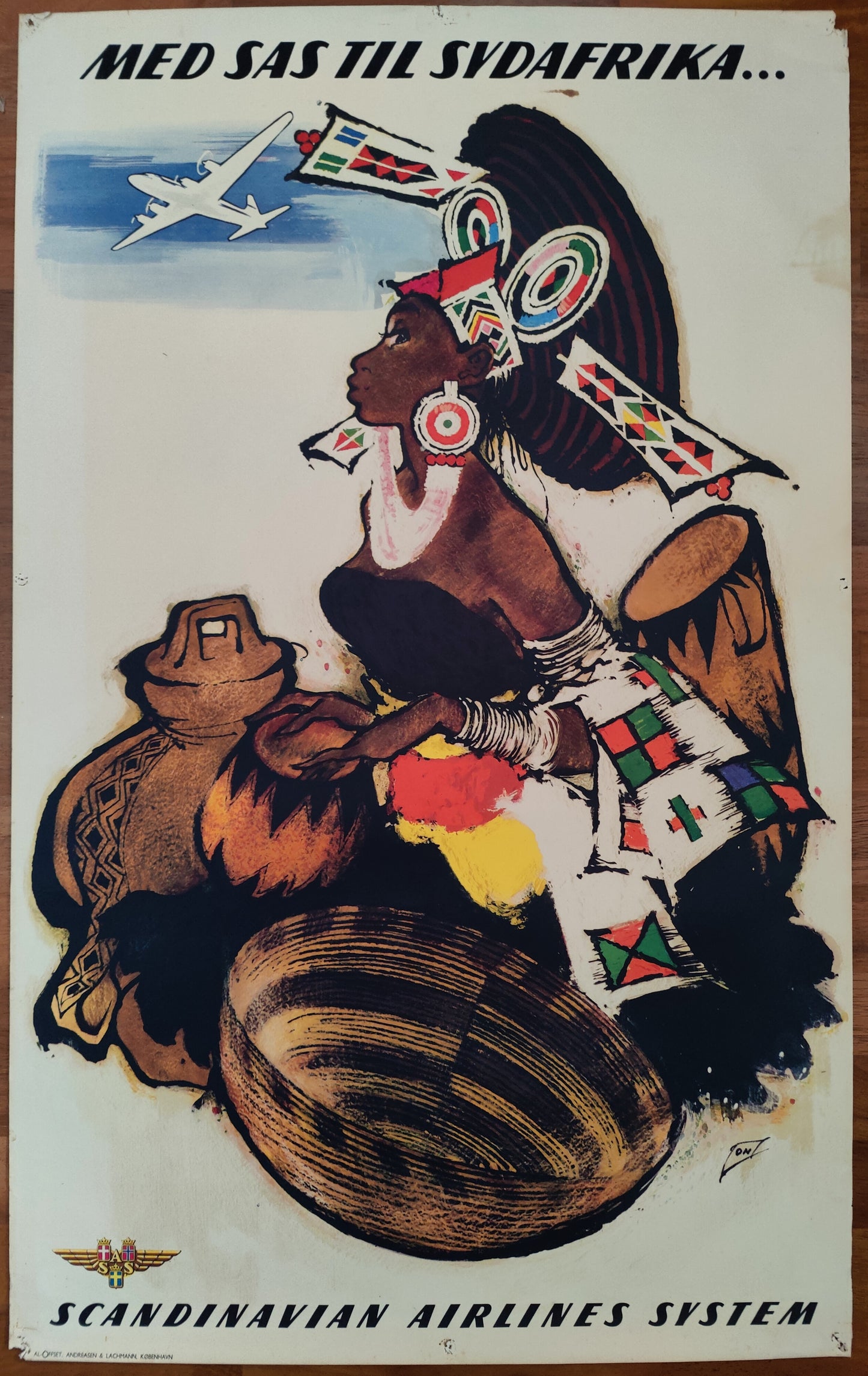 South Africa by SAS by Nielsen, 1955