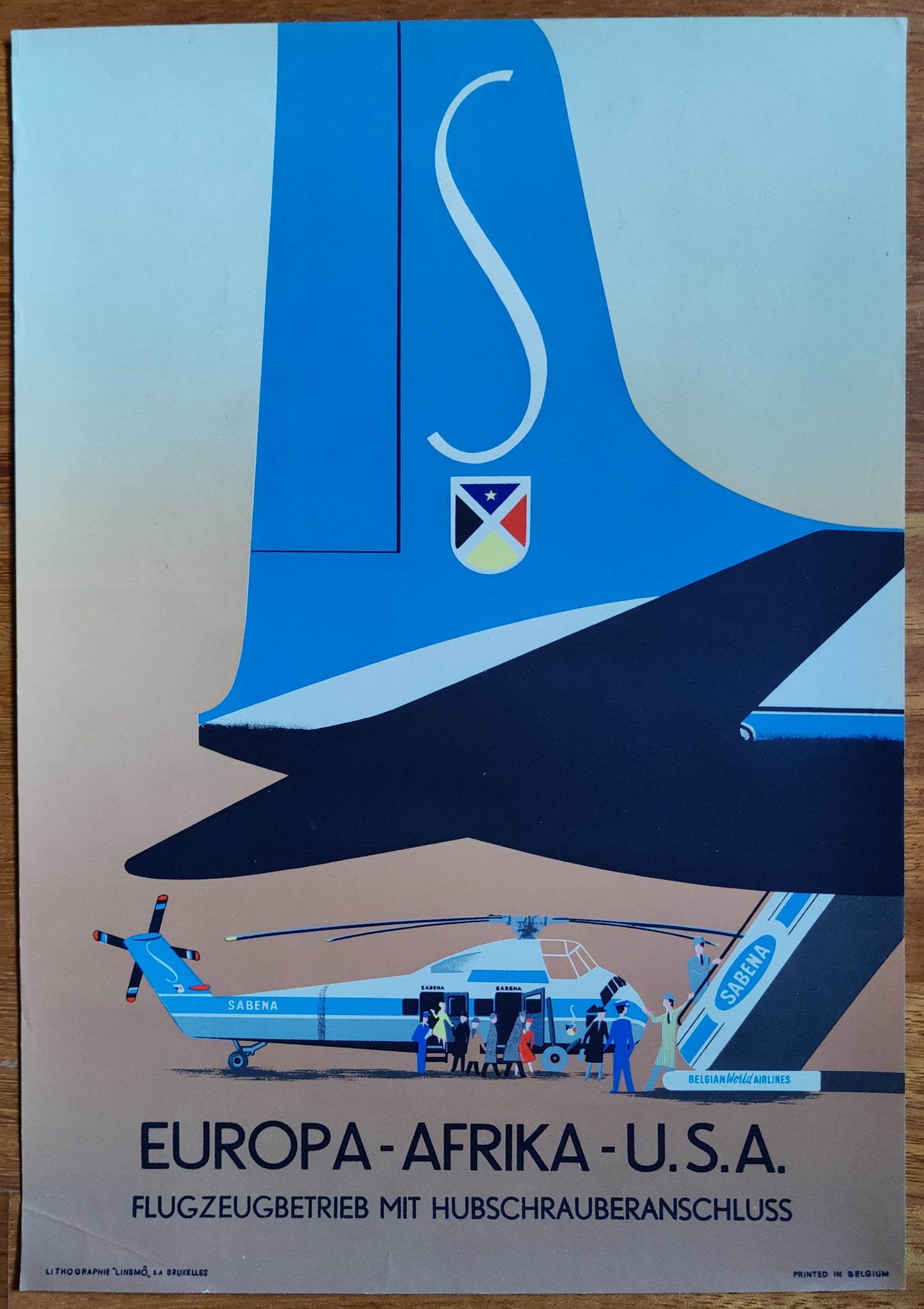 Sabena Europa Afrika U.S.A