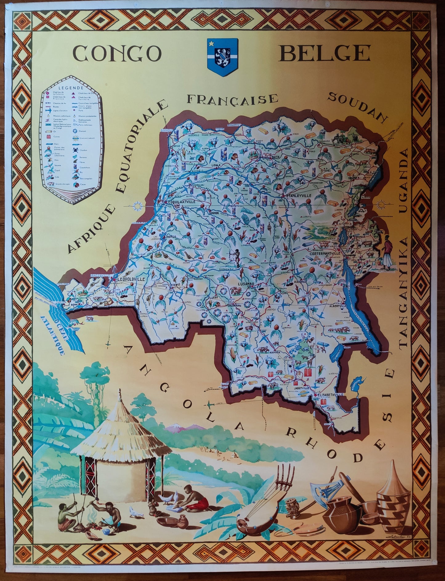 Congo Belge by Laboulais, 1949