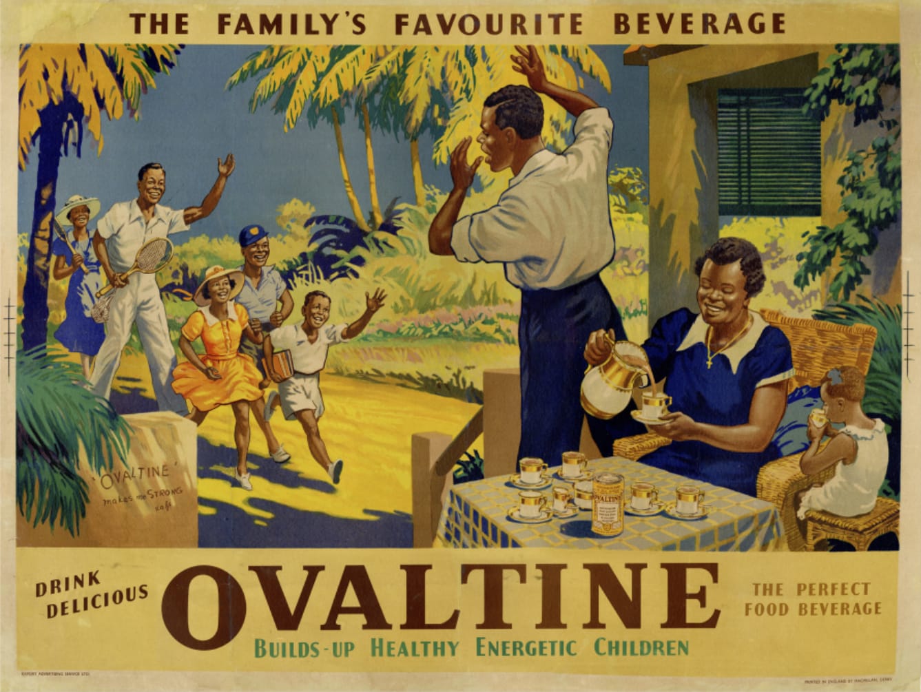 Ovaltine Builds Up Healthy Energetic Children