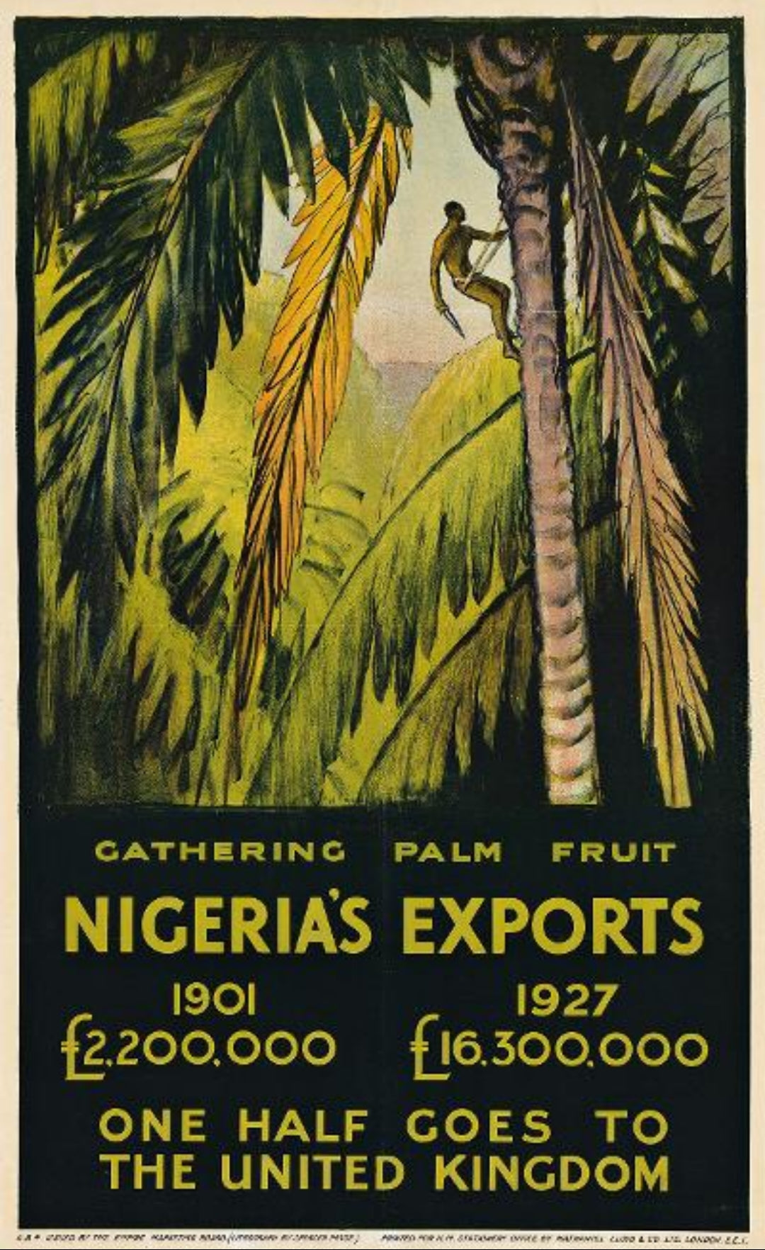 Gathering Palm Fruit Nigeria's Exports, Pryse, 1928