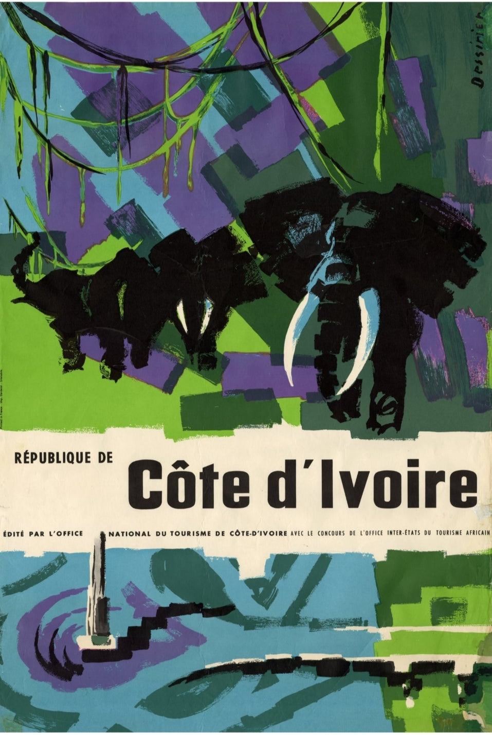 Republique De Cote d'Ivoire by Dessirier 1960