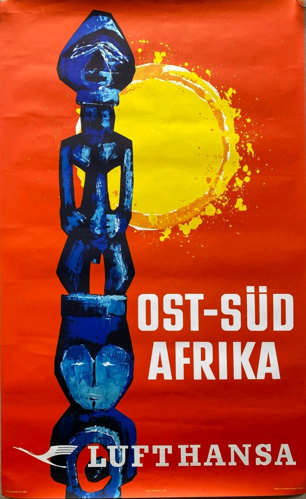 Lufthansa Southeast Africa by Hans Rott, 1961