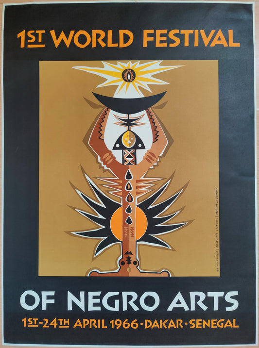 1st World Festival of Negro Arts (FESTAC) Dakar, Senegal, 1966 by Ibou Diouf