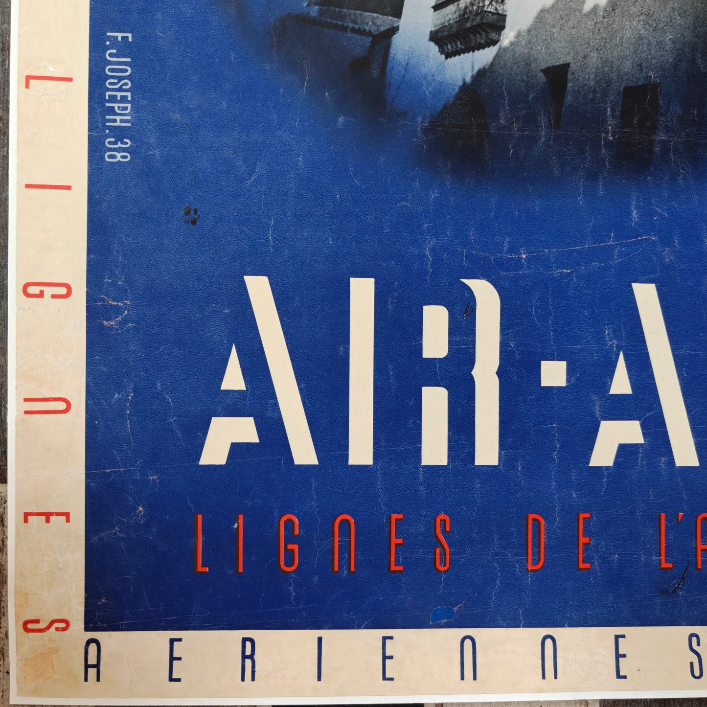 Air Afrique, Afrique du Nord Poster, 1938 by F. Joseph