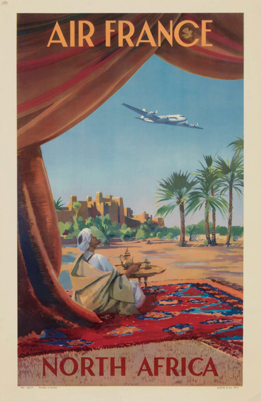 Air France North Africa, 1949, Vincent Guerra