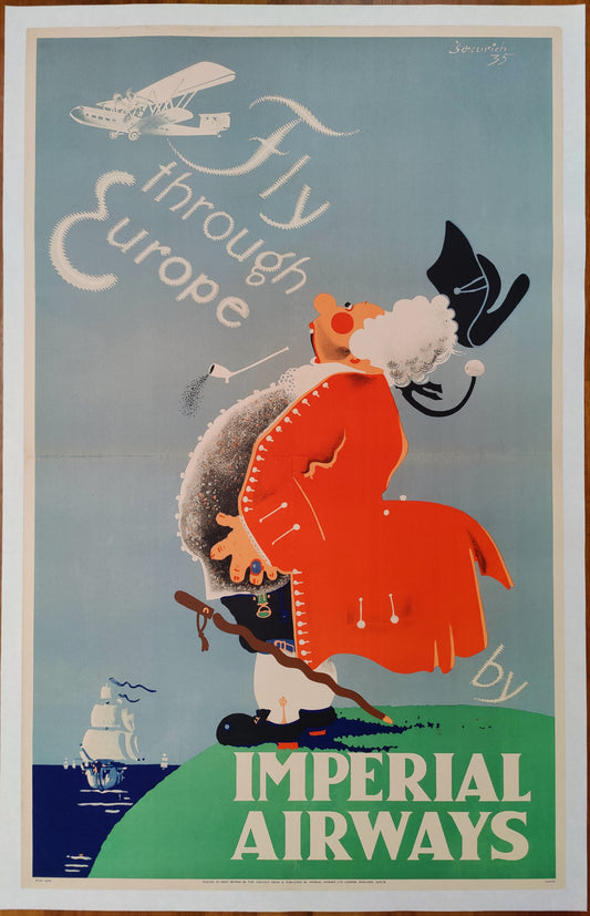 Imperial Airways 'Fly through Europe", 1935 by Scheurich