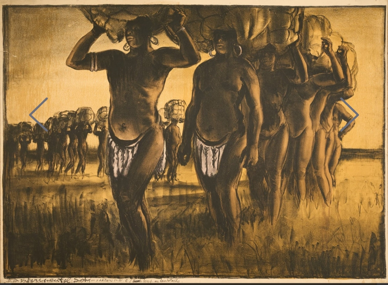 Scenes of the Empire, Nigerian Load Carriers, 1924 by Spencer-Pryse