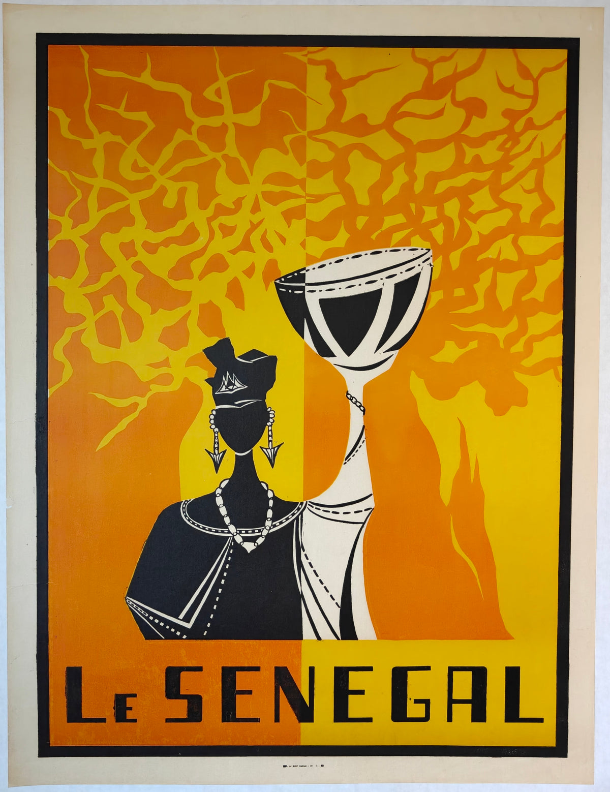 Le Senegal Tourism & Culture Poster, 1965, Unknown Artist